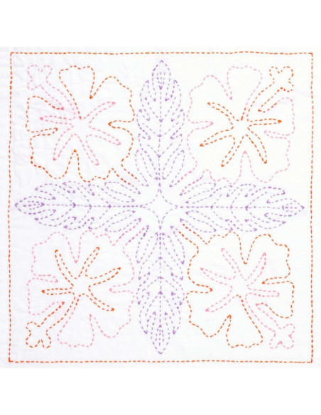 Sashiko kit Hawaii Hibiscus