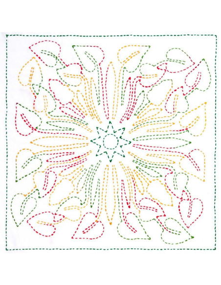 Sashiko Kit Hawaii Anthurium