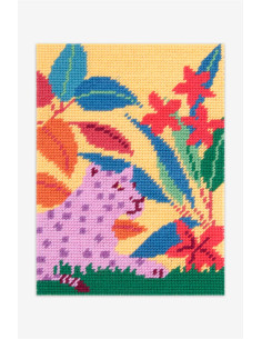 Penelope canvas leopard pattern 2