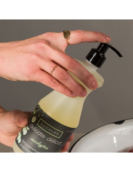 Spray pump for Eucalan laundry detergent