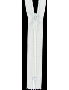 Nylon zipper - White