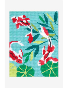 Penelope canvas carp pattern 2