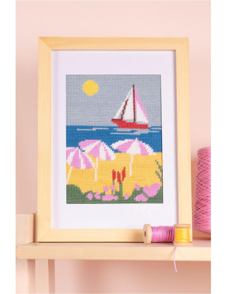 Penelope canvas beach pattern