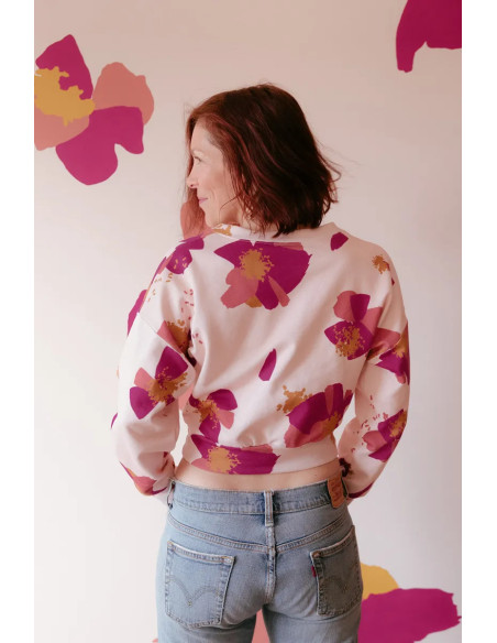 Anémona Nude Sweat Fabric - Églantine & Zoé