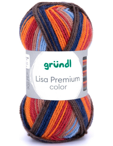 Fil à tricoter Lisa Premium color Gründl