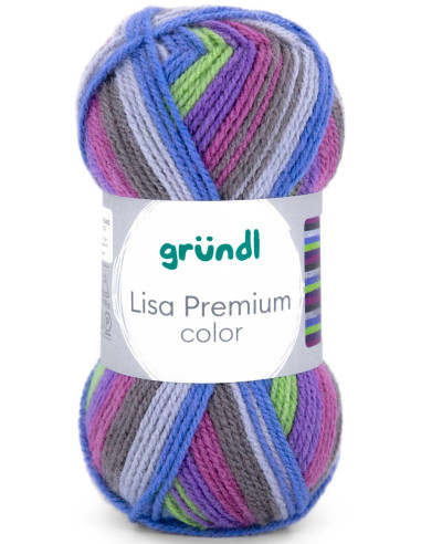 Fil à tricoter Lisa Premium color Gründl