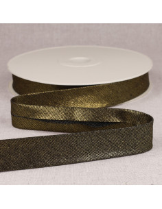 Metallic Jean Bias - Black Gold