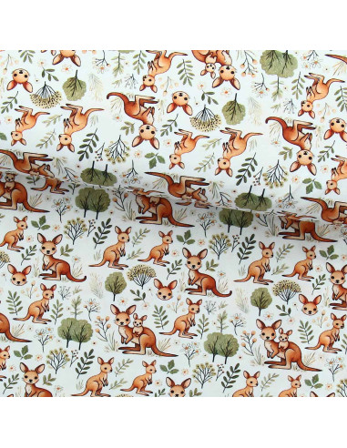 Fancy jersey fabric - Kangaroo