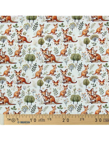 Fancy jersey fabric - Kangaroo