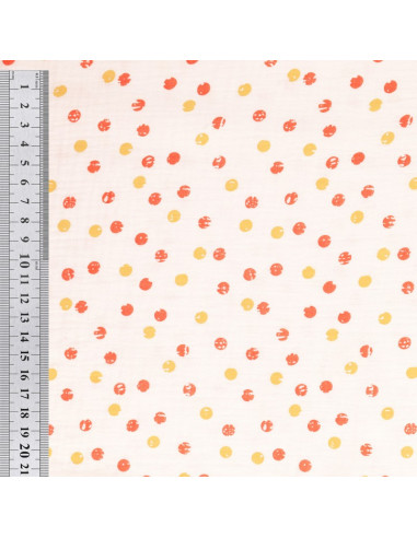 Double gauze cotton fabric - Confetti