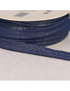 Metallic Jean Piping - Dark Blue