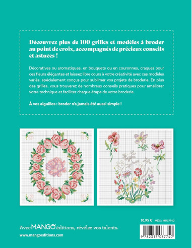 Book of Flowers - 100 Embroidery Patterns