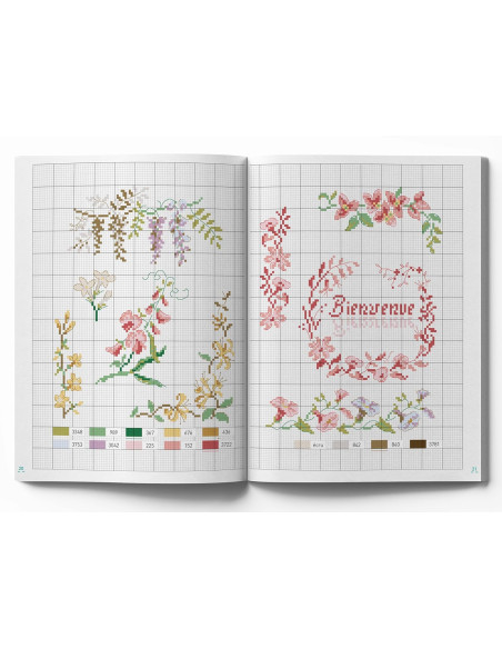 Book of Flowers - 100 Embroidery Patterns