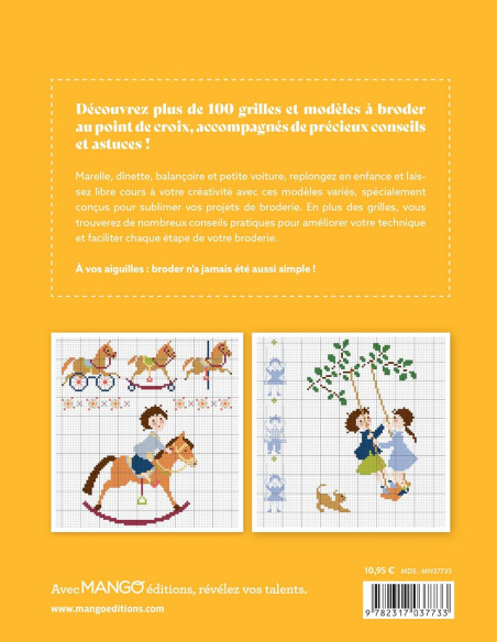 Livre tendre enfance - 100 modèles à broder
