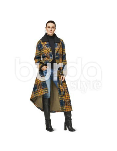 Coat pattern - Burda 6462
