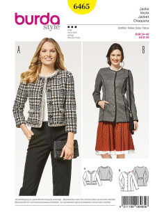 Jacket pattern - Burda 6465