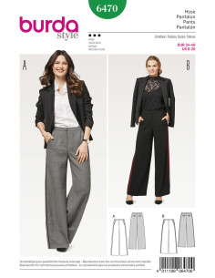 Pants pattern - Burda 6470