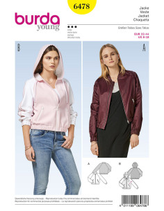 Jacket pattern - Burda 6478