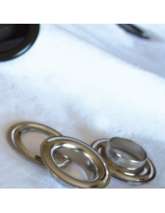 Brass eyelets for curtains Ø 40 mm