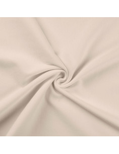 Ribbed jersey fabric - Ecru