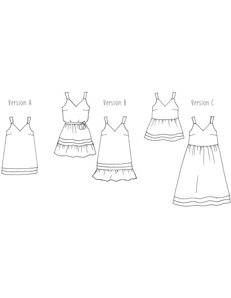 Lottus Dress Pattern - Anna Rose Patterns