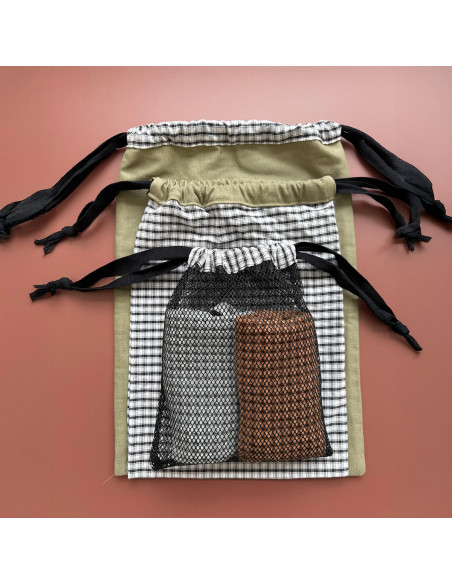 Nikko bathroom accessories pattern - Ikatee