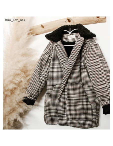 Patron de parka, manteau et veste mixte Sam Kids - Ikatee