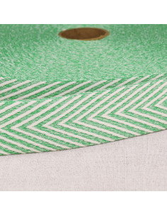 Chevron-patterned strap - Light green