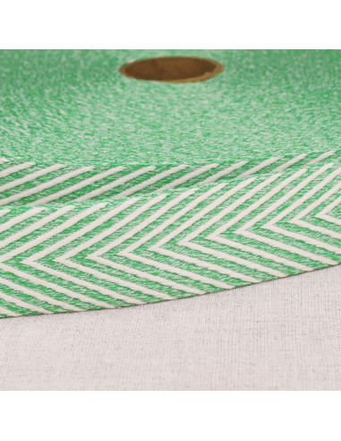 Chevron-patterned strap - Light green