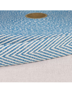 Chevron-patterned strap - Blue