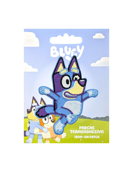 Bluey Embroidered Patch - Happy