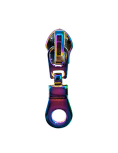 5 mm Nylon Zipper Slider - Rainbow