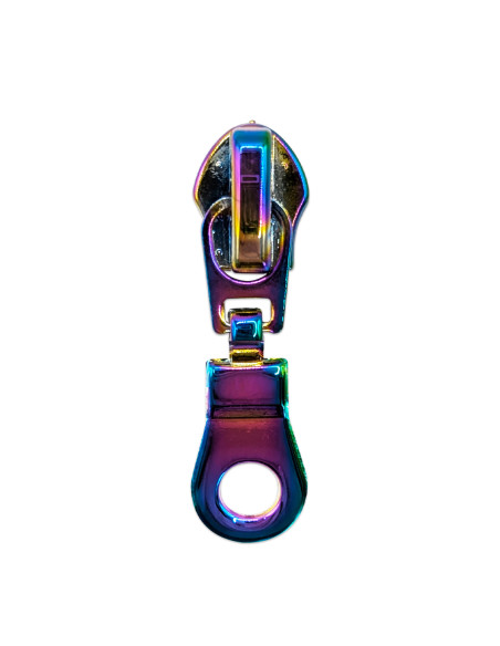 5 mm Nylon Zipper Slider - Rainbow