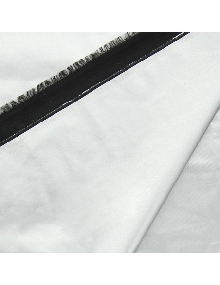 Blackout shade fabric - Silver