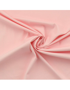 Stretch cotton poplin fabric - Pink