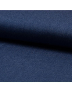 Viscose chambray fabric - Denim blue