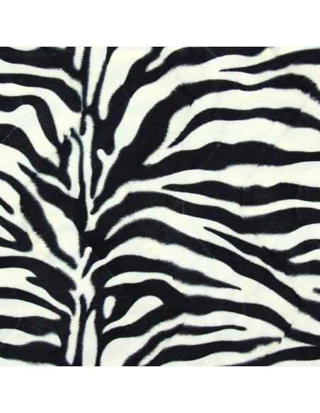 Animal skin effect fabric - Zebra