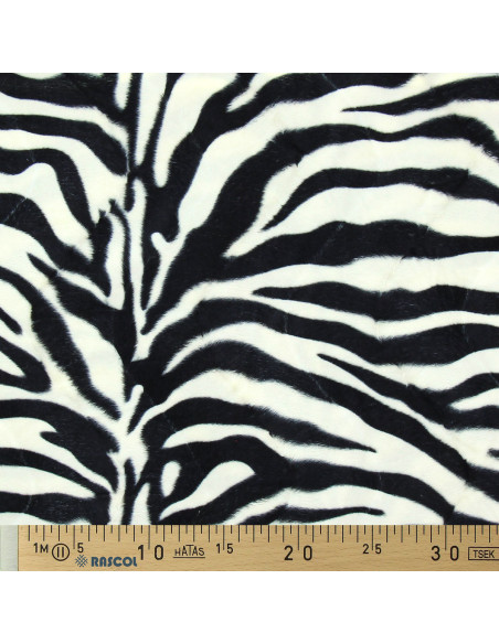 Animal skin effect fabric - Zebra