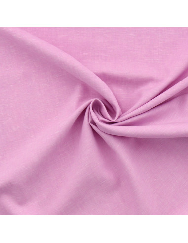 Cotton linen fabric - Candy pink