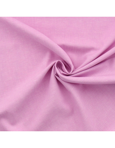 Cotton linen fabric - Candy pink