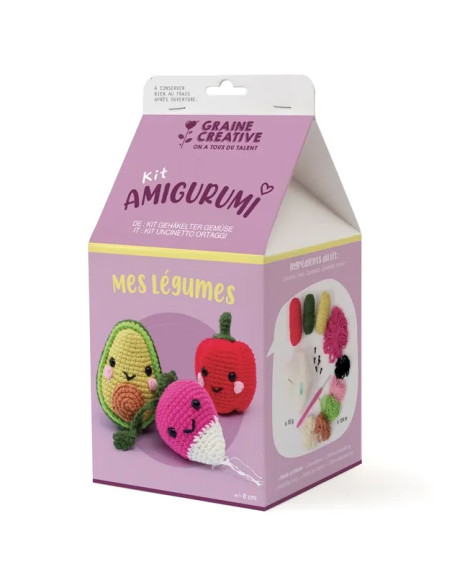 Amigurumi Crochet Kit - My Vegetables