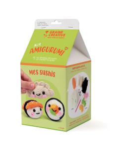 Amigurumi crochet kit - My sushi