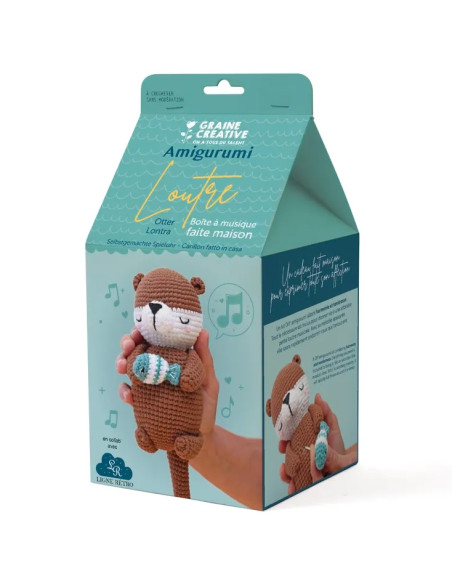Amigurumi Crochet Kit - Musical Otter