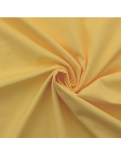 Cotton poplin fabric - Straw yellow