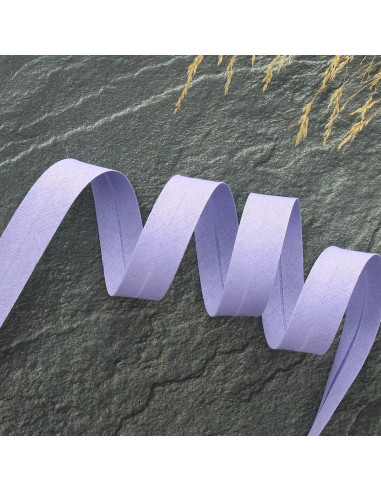 Periwinkle polycotton bias tape