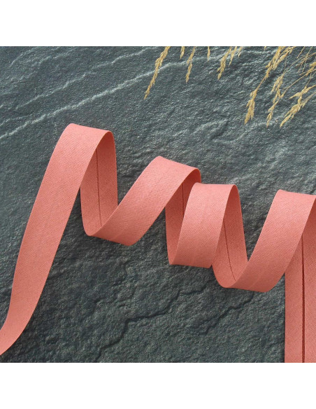 Polycotton bias tape - Peach