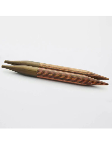 KnitPro Ginger wooden knitting needle tips