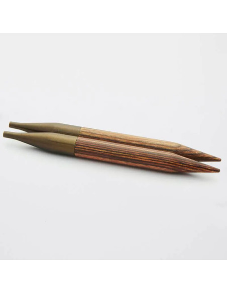 KnitPro Ginger wooden knitting needle tips