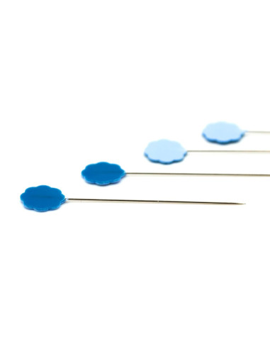 Clover flower-shaped fine head pins