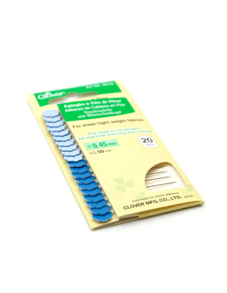 Clover flower-shaped fine head pins